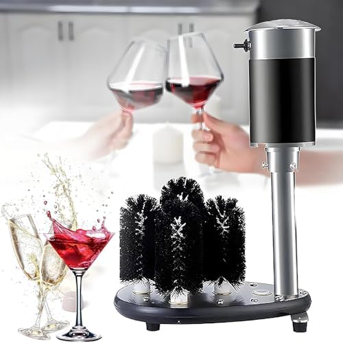 Fully Automatic Glass Washer, Commercial Glass Washer, Upright Electric Glass Washer, Suitable for Bars, Cafes, Restaurants, and Kitchens.