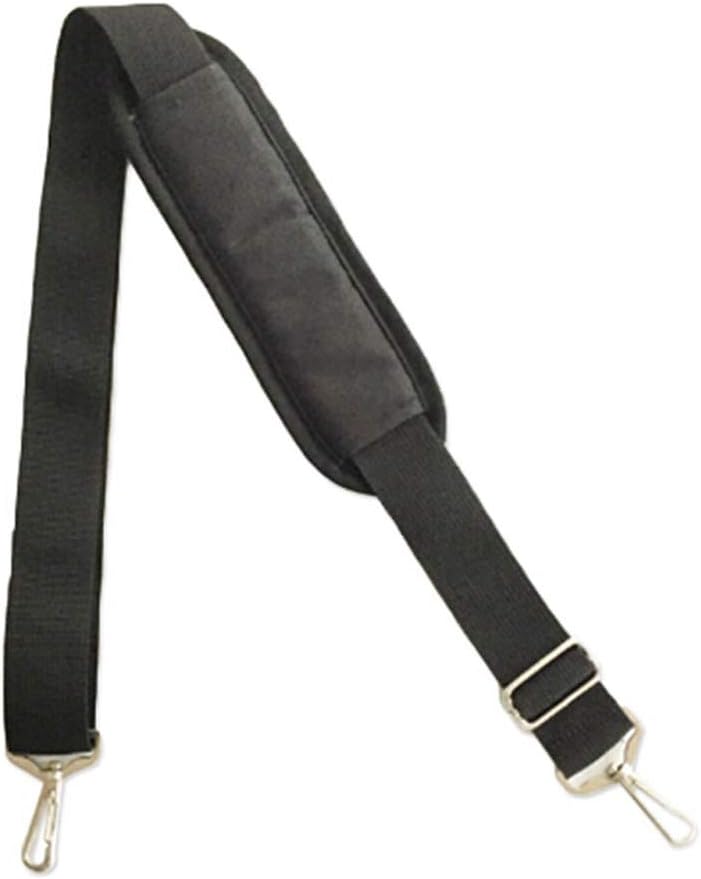 SevenflyUniversal Shoulder Strap Replacement Luggage Bag Strap Detachable Soft Padded Adjustable Belt With Metal Swivel Hooks（black