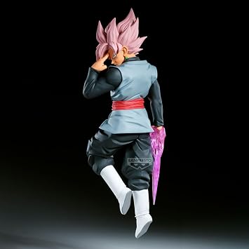 Banpresto Goku Black Action Figure - Super Saiyan Rosé (Vs Goku) Dragon Ball Super - Match Makers 23 cm - PZ71354P Multicolor - Collectible Figure - Great for Anime Fans