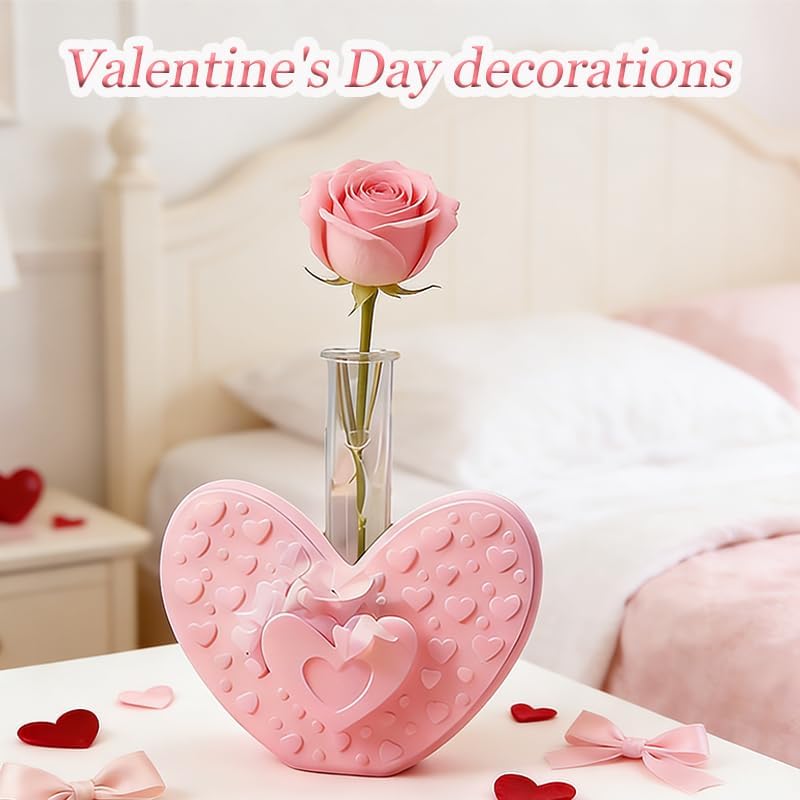 Condition photo showing New/Like New for Heart Resin Molds Silicone, Heart Epoxy Resin Casting Molds for Hydroponic Plants, Flower Arrangements, and DIY Home Decoration