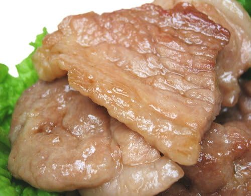 Amazon 新潟産 極上 霜降り 新潟豚 豚肉 夢味豚 むーみーとん ロース 焼肉用 500グラム 夢味豚 豚肉 通販