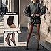 Citystl 3 Pairs Black Sheer Tights for Women - 20D Resist Tears Control Top Pantyhose with Reinforced Toes, Smooth, Supple(Black-L)