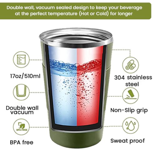 Image of Giftana Personalized Diary with Pen, Coffee Tumbler with Name, 3 in 1 Diary, Pen, Tumbler, Personalized Gifts for Husband Birthday, New Year Corporate Gifts for Employee (Green)