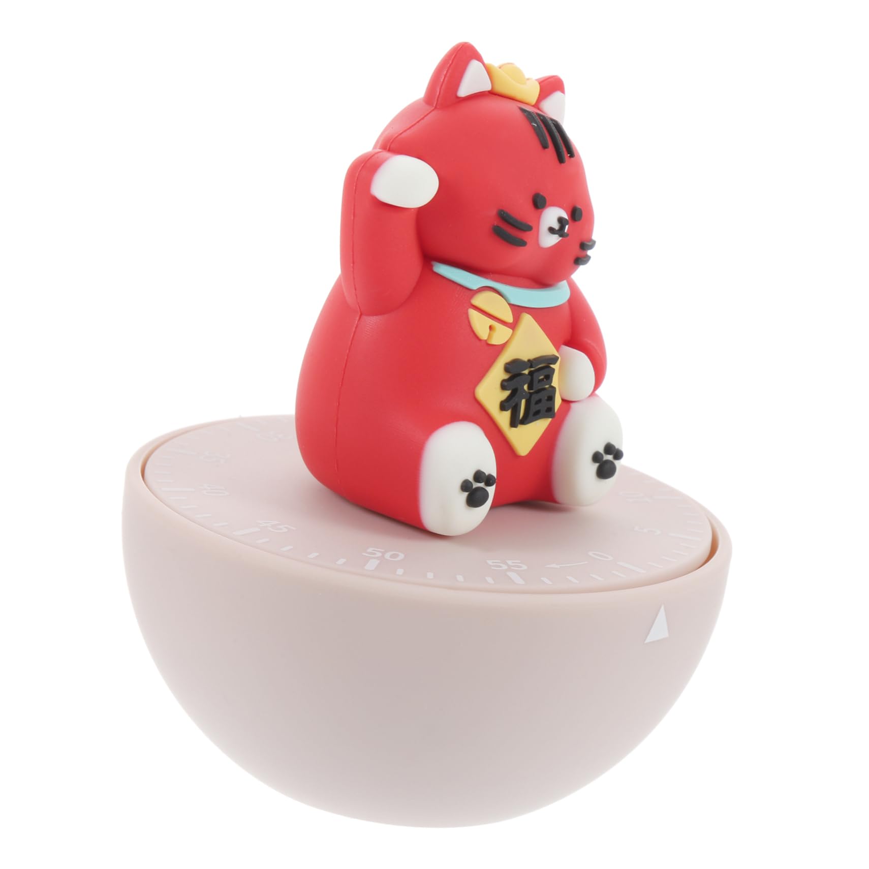 TOPBATHY Timer Da Cucina Meccanico Con Design A Forma Di Gatto 2 Pezzi Per Bambini in Età Prescolare Con Conto Alla Rovescia Di 60 Minuti Batteria Richiesta