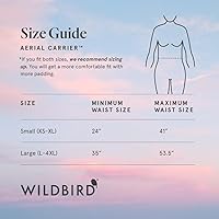Vista 3 de WildBird - Aerial Buckle Carrier - 2-24 Months - Large (L-4XL) Desert Lark - Front or Back Carry - Cross Straps, Lumbar Support, Headrest - Hip