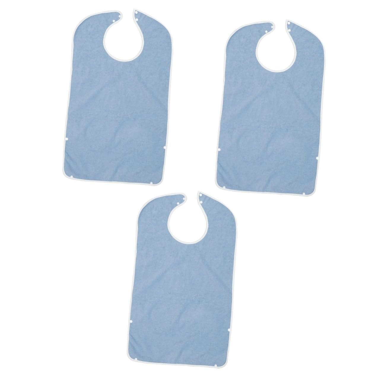 3stücke Praktisches Wasserdichtes -lätzchen Für Erwachsene Pflege-schürze Für Senioren Wiederverwendbar Und Waschbar Für Essenszeiten Und Pflege