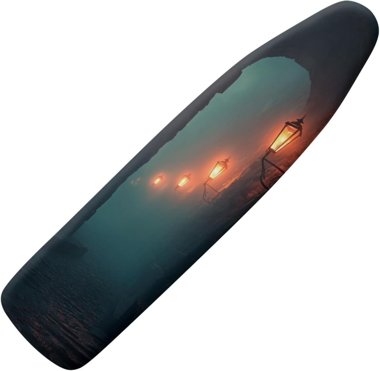 Iron Board Cover with Padding Standard Size Grey Alley Padded Ironing Board Covers 15x54 Heat Reflective Extra Thick Wide Non Stick Scorch and Stain Resistant Heatproof