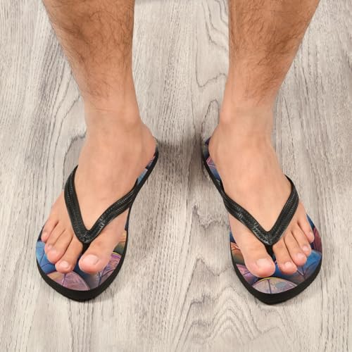 Dragon Scales Colorful Beach Summer Casual Flip Flop Sandals Non-Slip Quick Dry for Women Men 214B27733