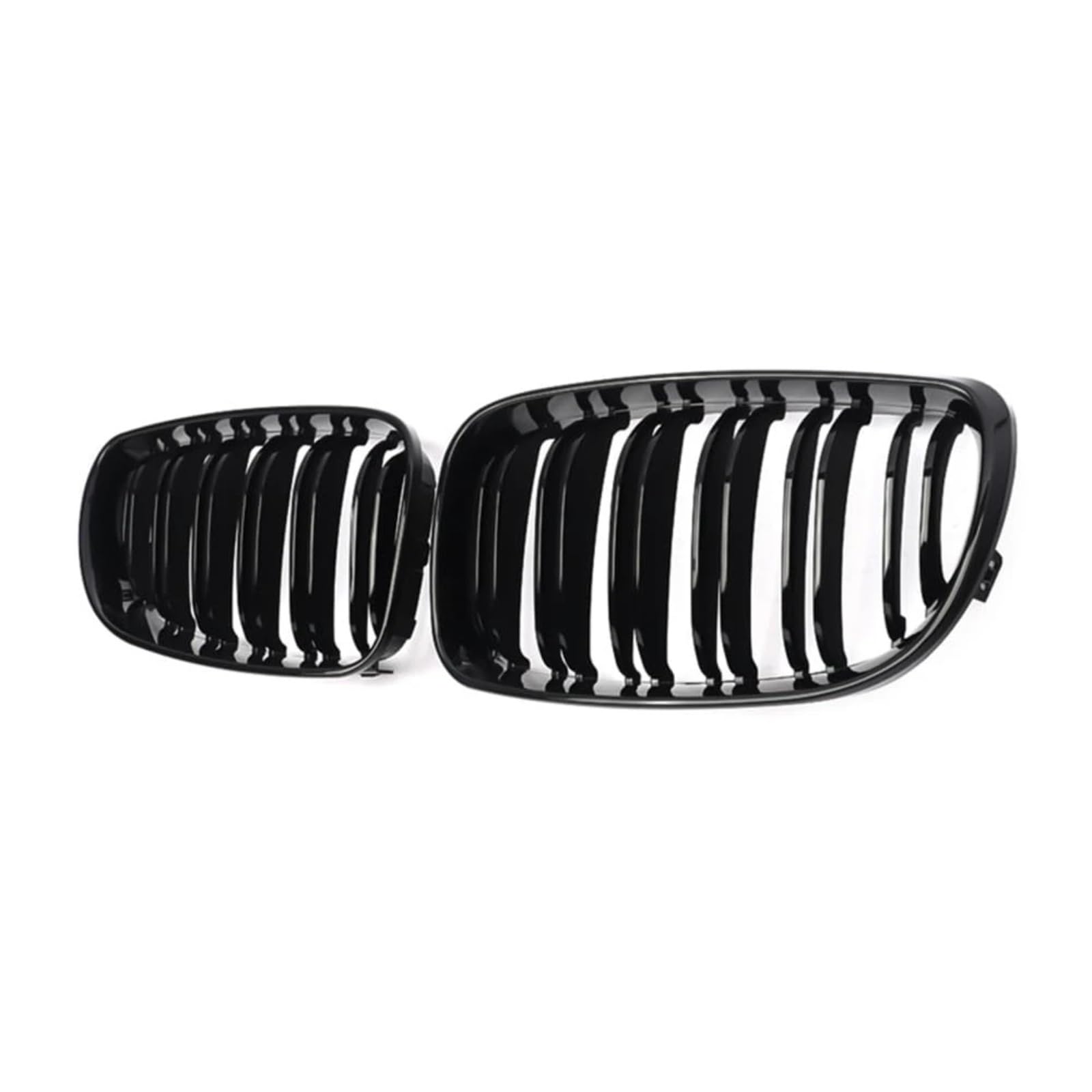 Parrilla delantera para E81 E87 negro brillante doble listón 2007-2011 7