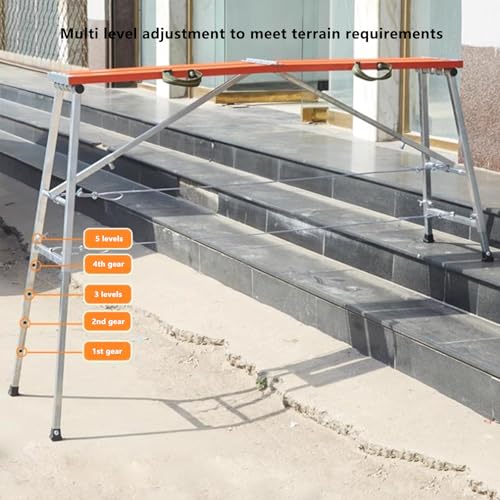 Échafaudage pliable réglable pour peindre sans fatigue - 4