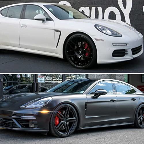 Njsbyl Clear Lens Led Side Marker Light Lamps For 2014 2015 2016 Porsche Panamera Amber Led Front Turn Left Right Signal Side Marker Lights Kits #TOP6