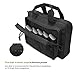 ProCase Tactical Pistol Case for 2 Handguns, Gun Carrying Bag with Magazine Holders Duffle Pistol Bag for Hunting Gun Range Shooting Accessories -Black