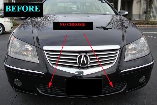 Compatible With ACURA RL 2005-2008 CHROME GRILLE GRILL KIT 2006 2007 05 06 07 08 TECH TECHNOLOGY SH