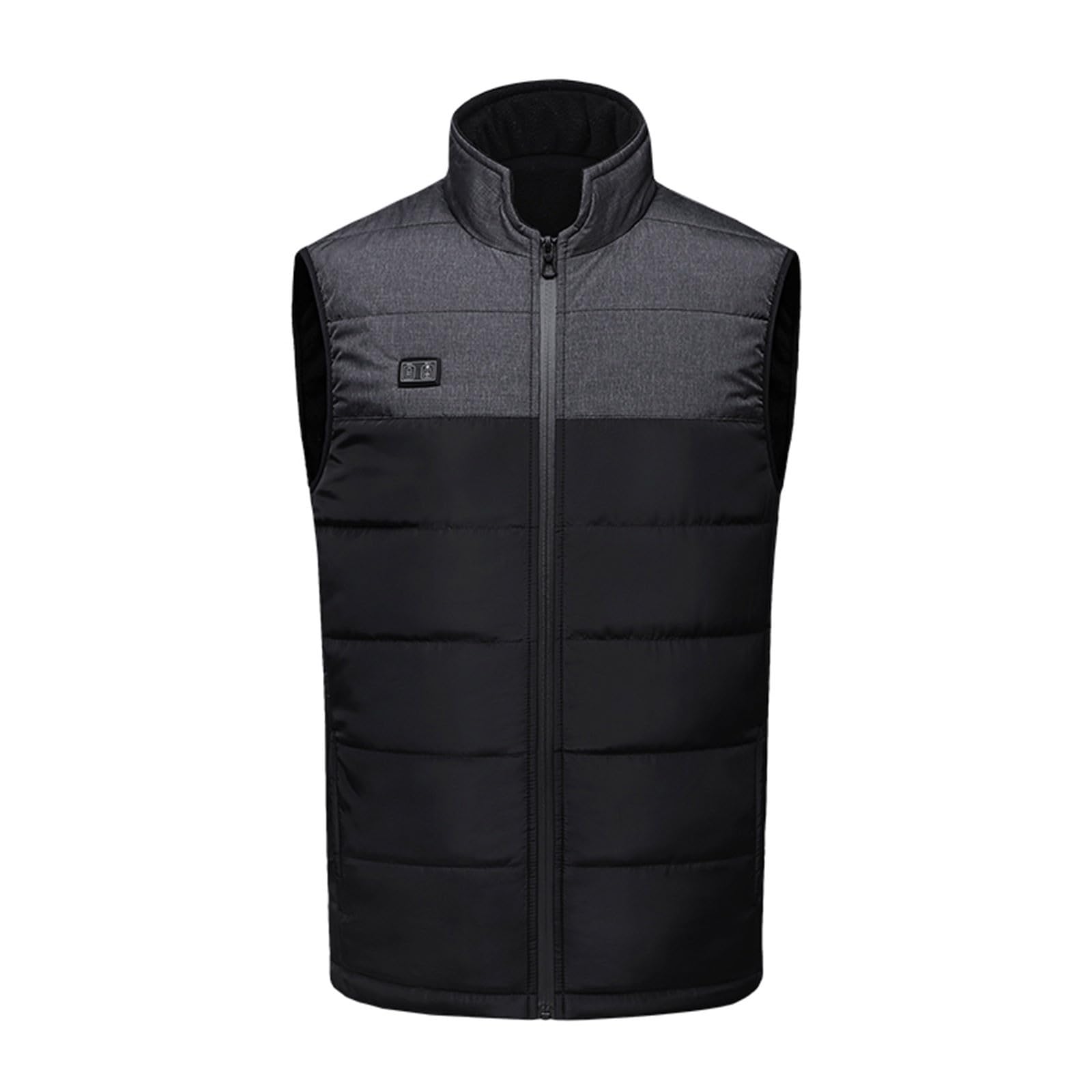 Chaleco calefactable para hombres y mujeres, chaqueta calefactable, 17 zonas de calentamiento, 3 temperaturas ajustables, chaleco térmico unisex con calefacción, chaleco térmico sin mangas, chaleco