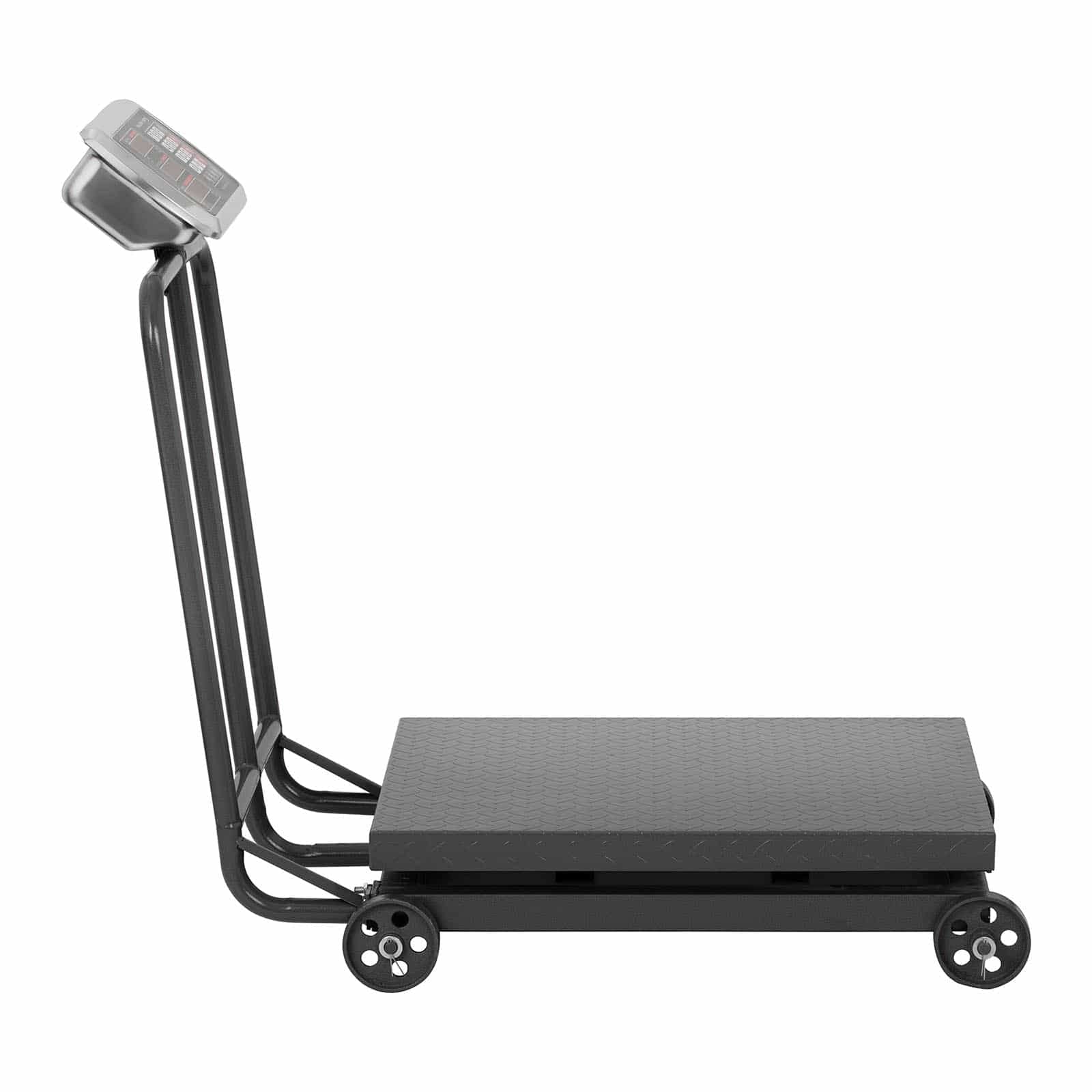 Steinberg Systems Bilancia a Piattaforma con Ruote SBS-PF-600/100W 600 kg 100 g Display LED 50x60 cm