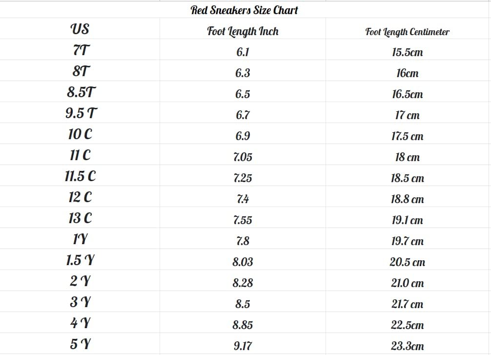 Shoes for Boys Girls Kids Children Red Running Walking Sneakers Tennis Shoes Birthday Party Gift - Image 6