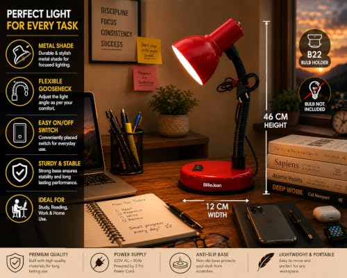 Image of BillieJean 001 Table Lamp (Retro Red)