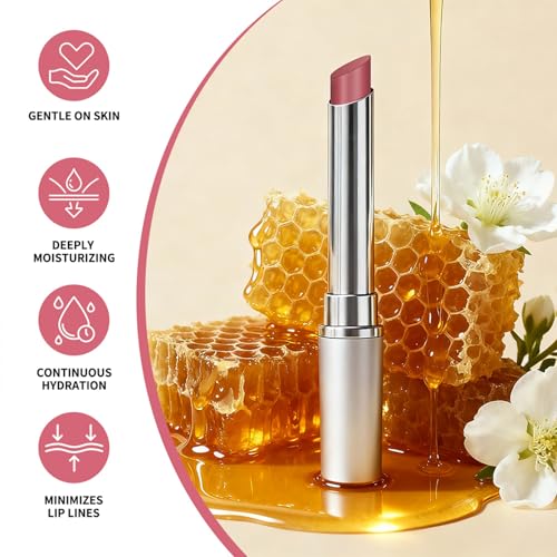 Honey Lip Tinted Lip Balm, Nourishing Hydrating Natural Color, Moisturizing Lip Care for Soft Lips for Daily Use, Enhances Lips with a Subtle Tint, Long Lasting, Lightweight (1PCS Pink, Large) — view 5