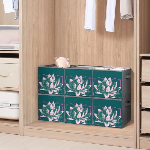 Bacs de rangement empilables et boîtes pliables de placard - 8