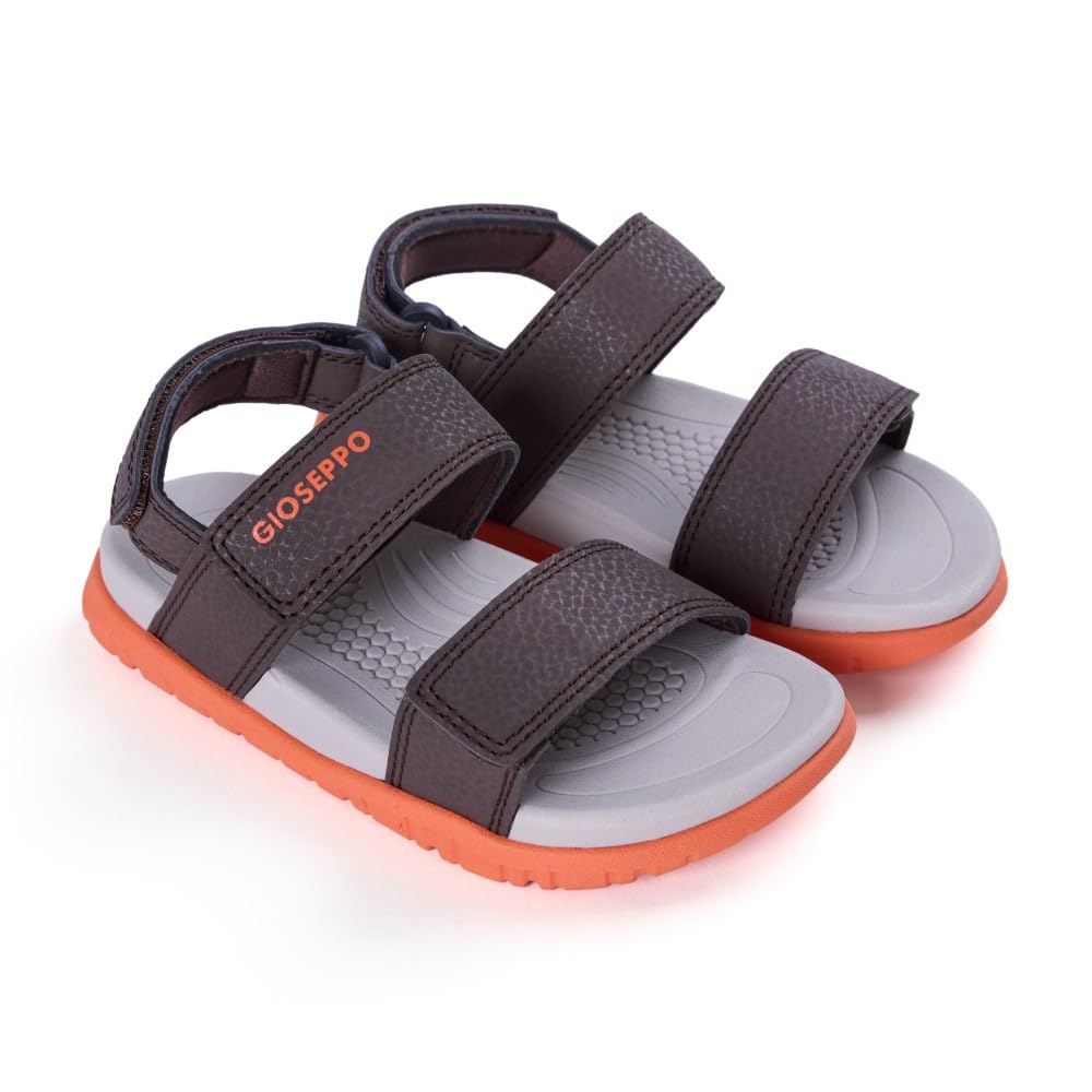GIOSEPPO Dadaab Adjustable Strap, Chocolate, 10.5 UK Child