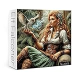 Elf Women Owl Puzzles for Adults - 1000 Piece Nature Art Jigsaw