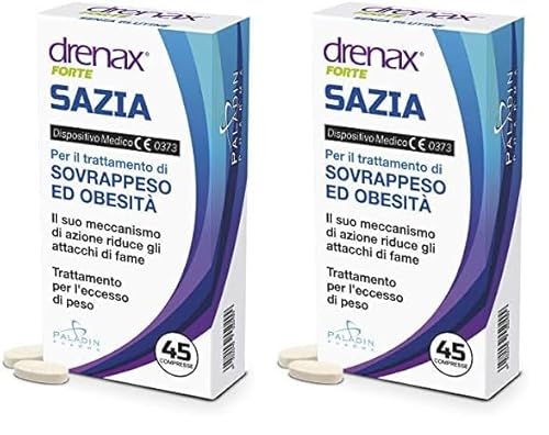 Drenax Integratore Alimentare Drenante, 40 gr (Confezione da 2)