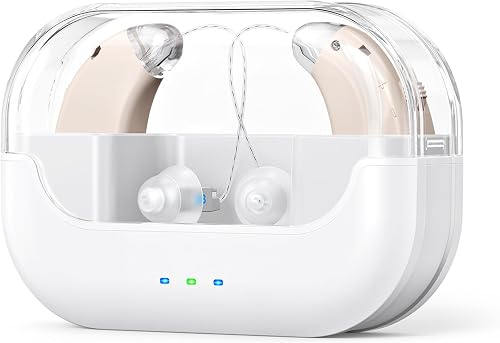 Rechargeable Hearing Aids for Seniors Adults, Behind-the-Ear