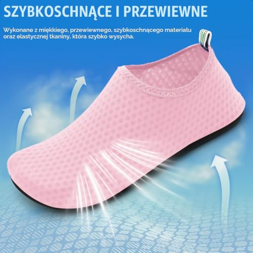 Buty plażowe, buty do jogi, oddychające, szybkoschnące, antypoślizgowe buty barefoot na plażę, do uprawiania sportu, surfingu i pływania, odpowiednie dla mężczyzn i kobiet
