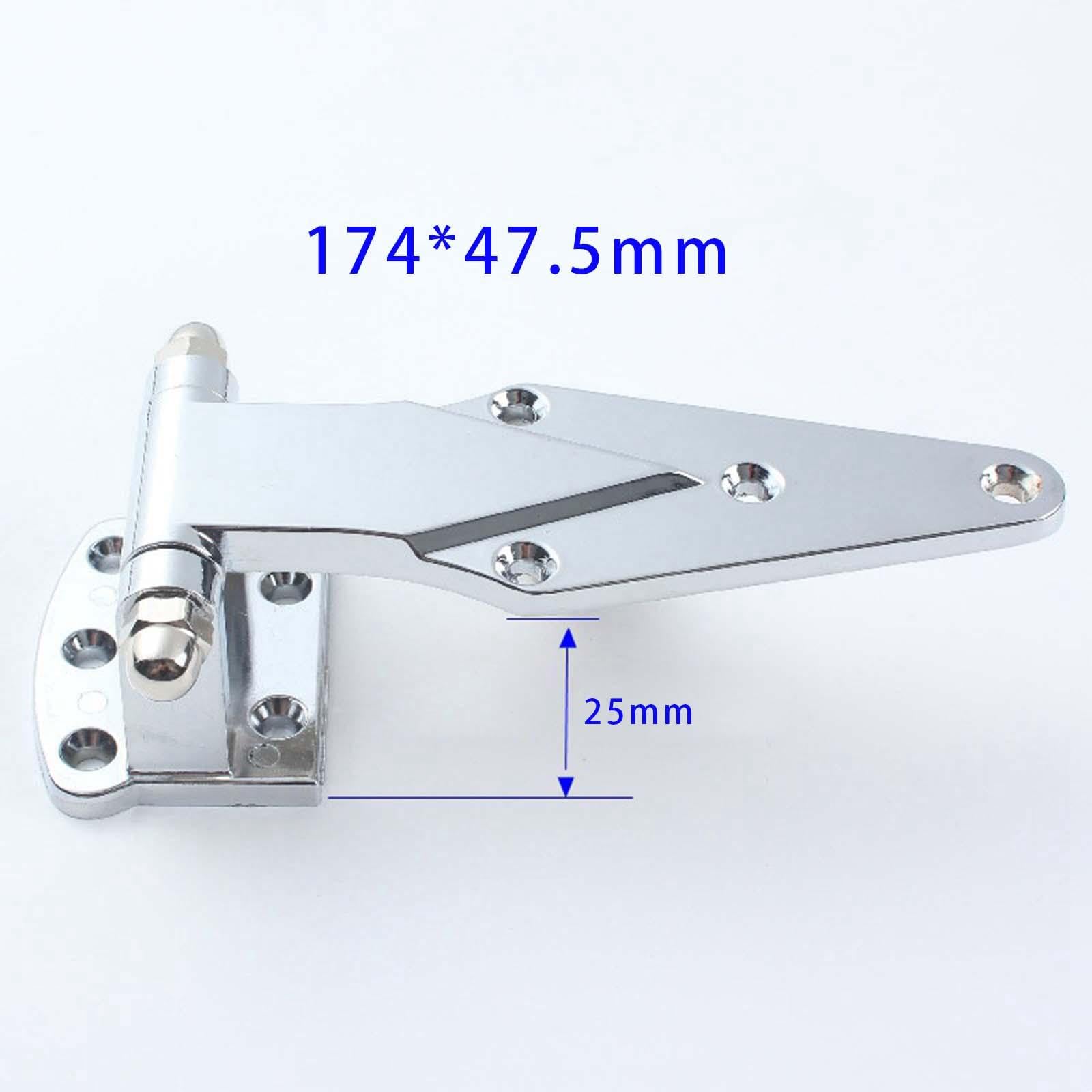 Qectial Kühlschranktür Scharnier Industrieller Türverschluss Kastenofen Scharnier Zinklegierung Verschleißfest für LKW-anhänger Lager Küche Geschenk, für Dicke 2.5 cm