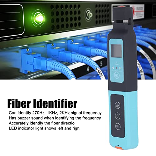 Handheld Optical Fibre Identifier Tester, 270Hz 1KHz 2KHz, Buzzer and LED Direction Indicator, ABS Material - Image 3