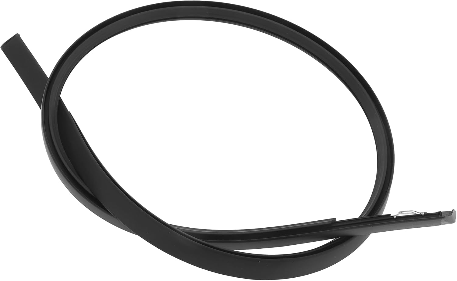 Motoforti Roof Sealing Strip, Weatherstrip Roof Trim Sunroof Seal, for Honda Civic Hatchback 2017-2021, Rubber, Left Side, No.74316TGGA01, Black, 1 Pc