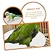 TOBBOMEY 100pcs Parrot Cage Liner Absorbent Birdcage Cushions for Cleanliness and Comfort Convenient and Breathable for Pet Birds