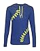 Zone Apparel Softball Women's Hoodie T-Shirt - Laces