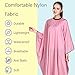 Iusmnur Barber Cape, Professional Hair Salon Cape with Adjustable Metal Clip, Shampoo Hair Cutting Cape for Barbers and Stylists - 55 x 63 inches (Pink)