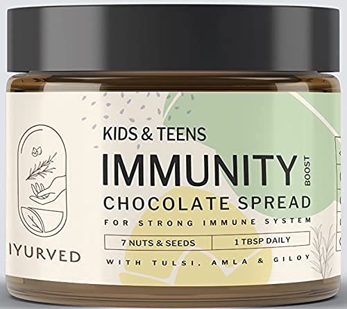 Save kids from cold, cough and seasonal allergies: Iyurved Kids and Teens Immunity Boost Chocolate Spread, 340 Gm | Amla | Giloy | Tulsi | Ashwagandha | (B09DCFDWDC) Amazon Price History, Amazon Price Tracker