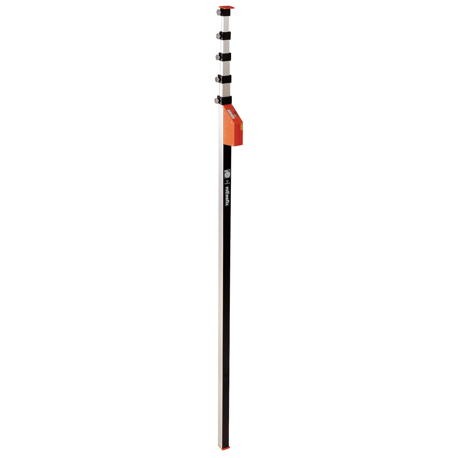 Nedo mEssfix-S 8,0 m - Teleskop-Messstab - 1,53m - 8,00m - Teleskopmessstab - Teleskop Messstab inkl. Schutzhülle und DEWEPRO Zollstock 2m
