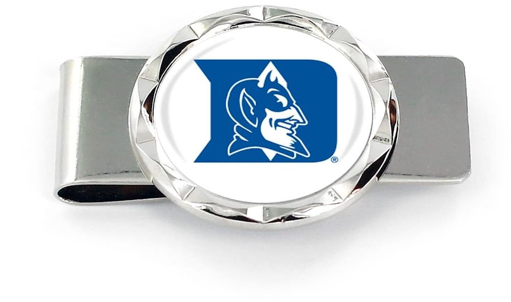 Aminco NCAA Duke Blue Devils Diamond Cut Money Clip