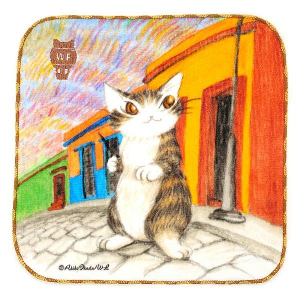 ♡わちふぃーるど.ダヤン.五彩織.バスタオル.今治 ♡わちふぃーるど.ダヤン.五彩織.バスタオル.今治