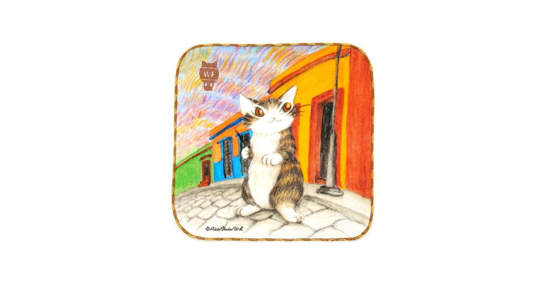 未使用わちふぃーるど　猫のダヤンEV五彩織今治タオル限定バスタオル 未使用わちふぃーるど 猫のダヤンEV五彩織今治タオル限定バ