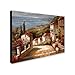 Canvas Wall Art - Joval 'Home in Tuscany' Wall Art for Living Room, Bedroom, or Office Décor by Trademark Fine Art