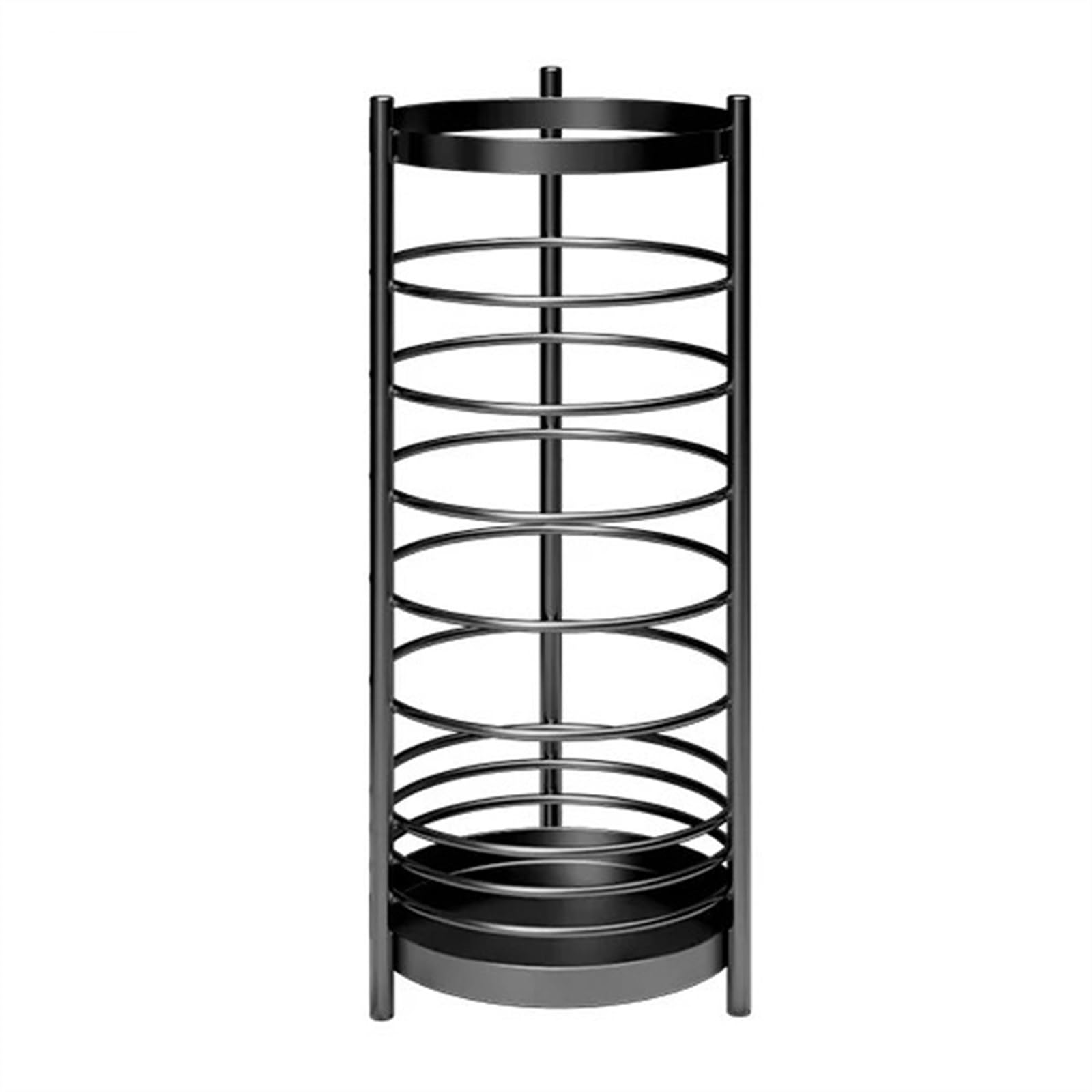 Lizhuzhuzs28 Freestanding Light Luxury Umbrella Storage Rack Commercial Hotel Lobby Office Home Holder Office(Black)