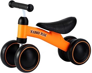 BESPORTBLE 1Pc Andador De Bebê Bicicleta De Bebê Sem Pedal Para Bicicleta De Equilíbrio De Bebê Bicicleta Laranja Sem Pedal Q1 Bicicleta De Equilíbrio De Bebê