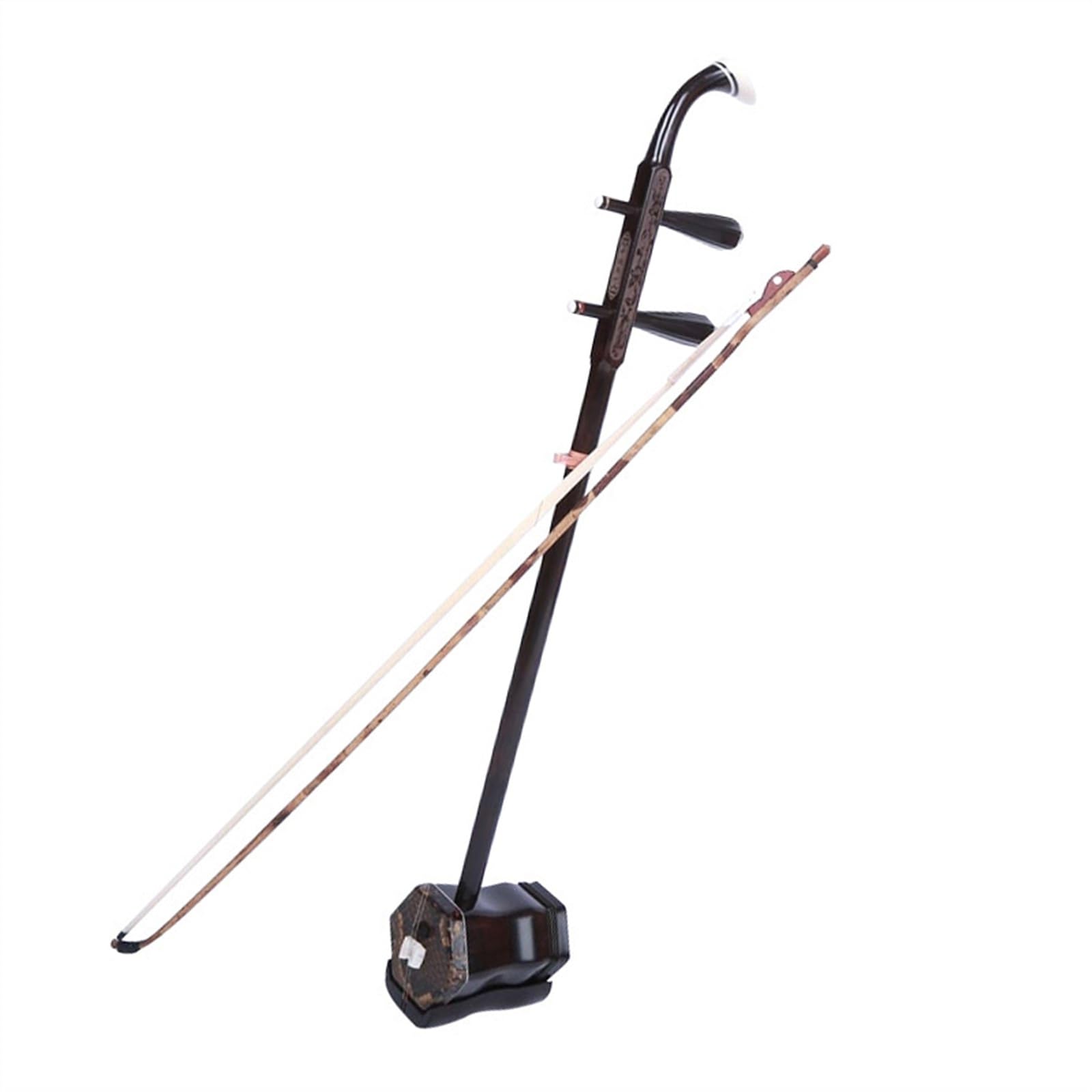 Erhu Chino Erhu De Ébano, Instrumento Étnico De Cuerda Con Arco, Erhu Con Estuche Y Accesorios Para Lazos