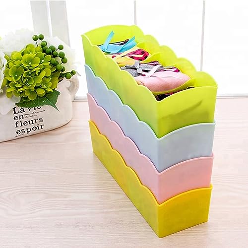 SR Drawer Dividers Closet Storage Box, Multicolour, Rectangular (PACK OF 4) (B0CDCMWLD8) Amazon Price History, Amazon Price Tracker