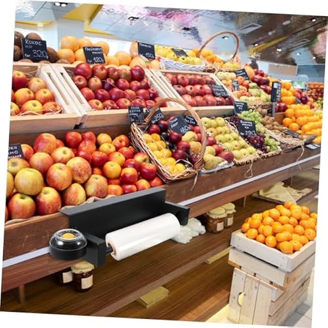 Supermarket Produce Bag Holder Plastic Bag Dispenser Produce Roll Bag Rack Vegetable Bag Holder Space-saving Design Easy Installation