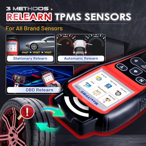 Autel MaxiTPMS TS508WF: 2025 Upgrade WiFi Ver. von TS508 TS501 TS408 TS601 TPMS Programmier Neulerntool, Alle Sensoren Aktivieren, MX-Sensor Programmieren, TPMS Zurücksetzen, TPMS Code Lesen/Löschen