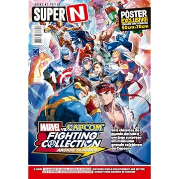 Capa do livro Superpôster Super N - Marvel vs Capcom: Arcade Classics