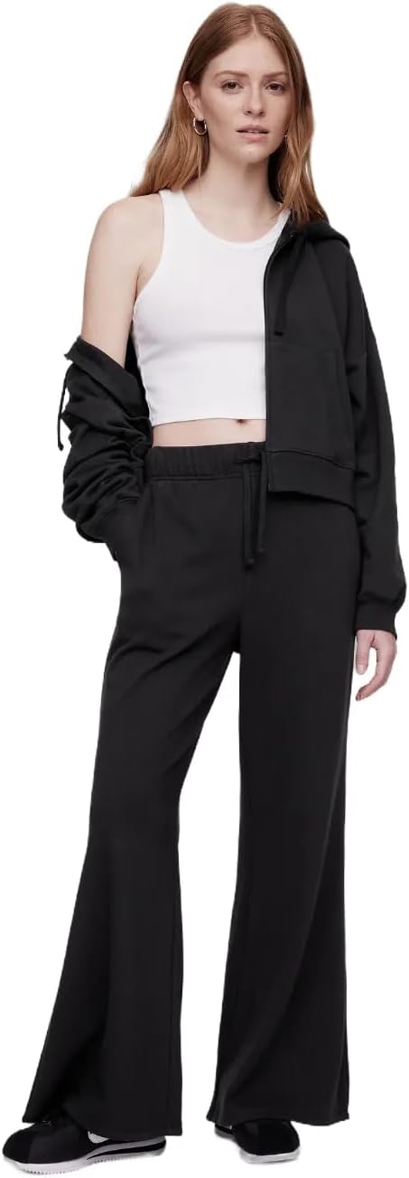 Gap Women's French Terry Wide Leg Pant