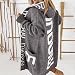 Generisch Damen Strickjacke Lang Cardigan Kapuzenpullover Grobstrickjacke Strickmantel mit Kapuze Cardigan Strickpullover Herbst Winter Jacke Sweater Outerwear S-XXL