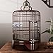 FYorbitH Bird Cage Chinese Retro Style Bamboo Circular Birdcage Handmade Hanging Starling Small and Medium-Sized Bird Pet Bird Cage(Large)